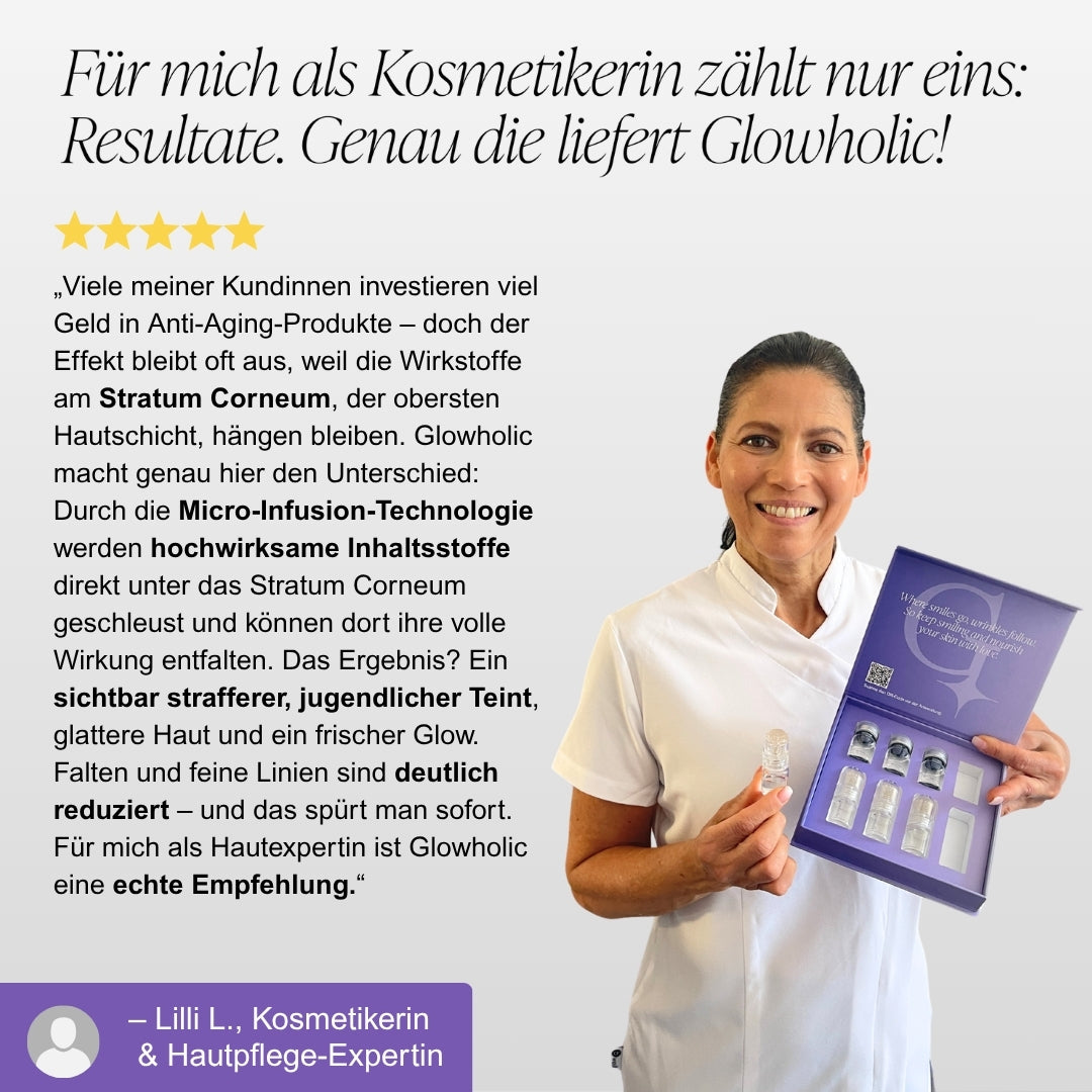 Sommer Anti-Falten Starter Set - Glowholic Micro-Needling-Infusion