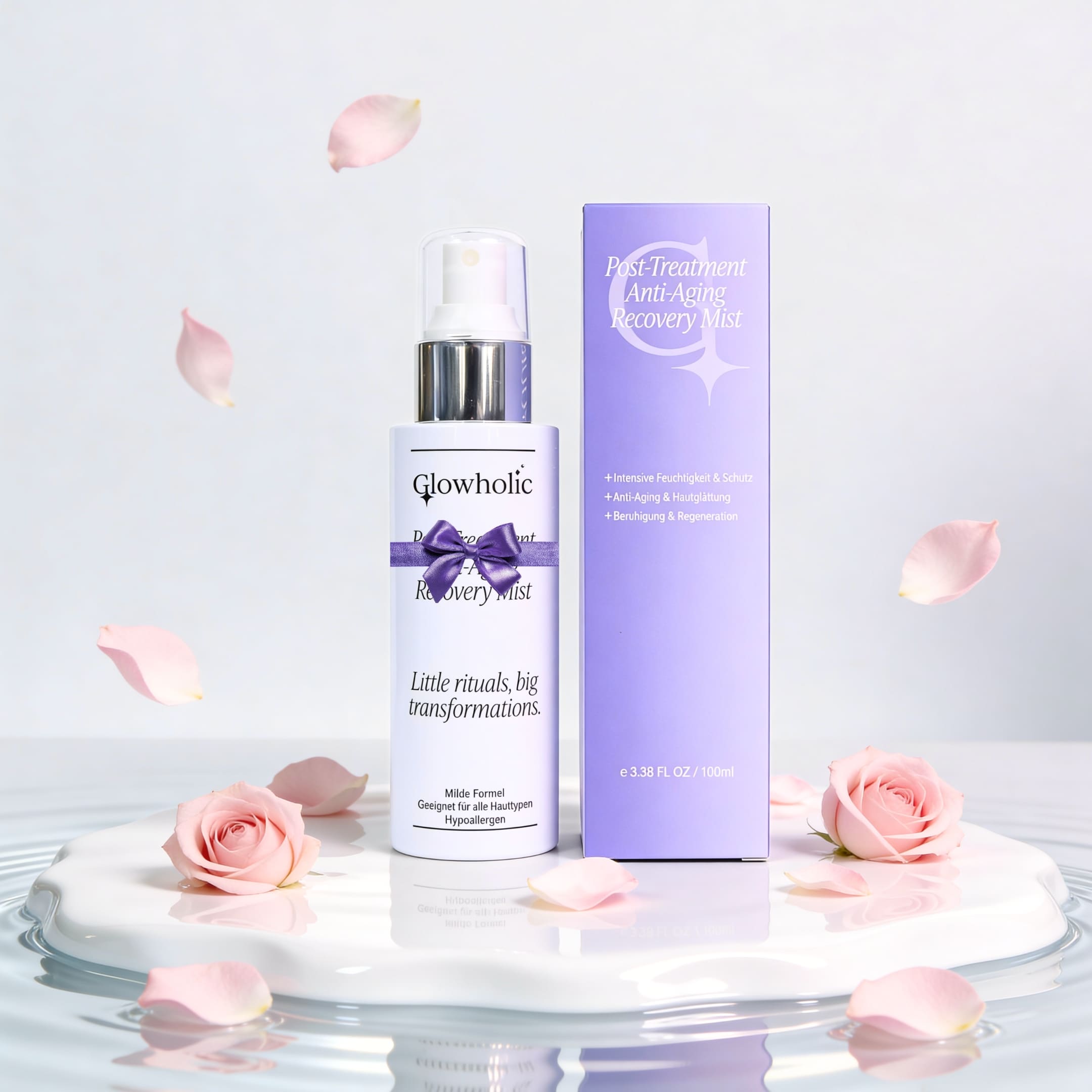 Glowholic Post-Treatment Anti-Aging Recovery Mist – Für die Pflege nach der Microneedling-Infusion (GESCHENK)