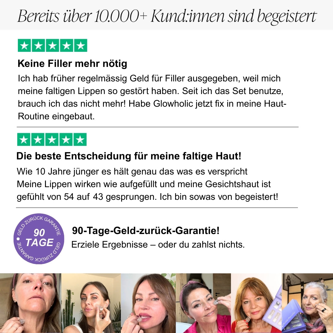 Anti-Falten Starter Set - Glowholic Micro-Needling Infusion für zuhause